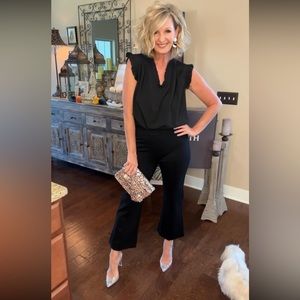 Black Flare Trousers